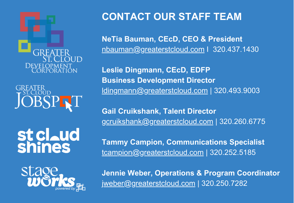 CONTACT OUR STAFF TEAM